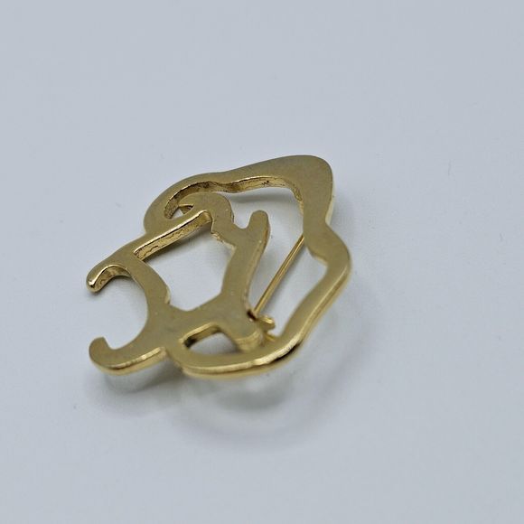 Chef Hat Brooch Silhouette Open Outline Pastry Cook Artistry Kitchen Jewelry Pin - Picture 7 of 8